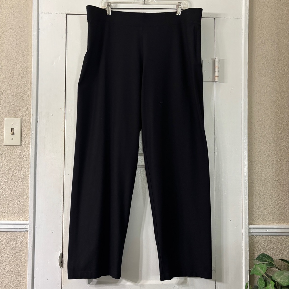 Eileen Fisher Black Wide Leg Pants